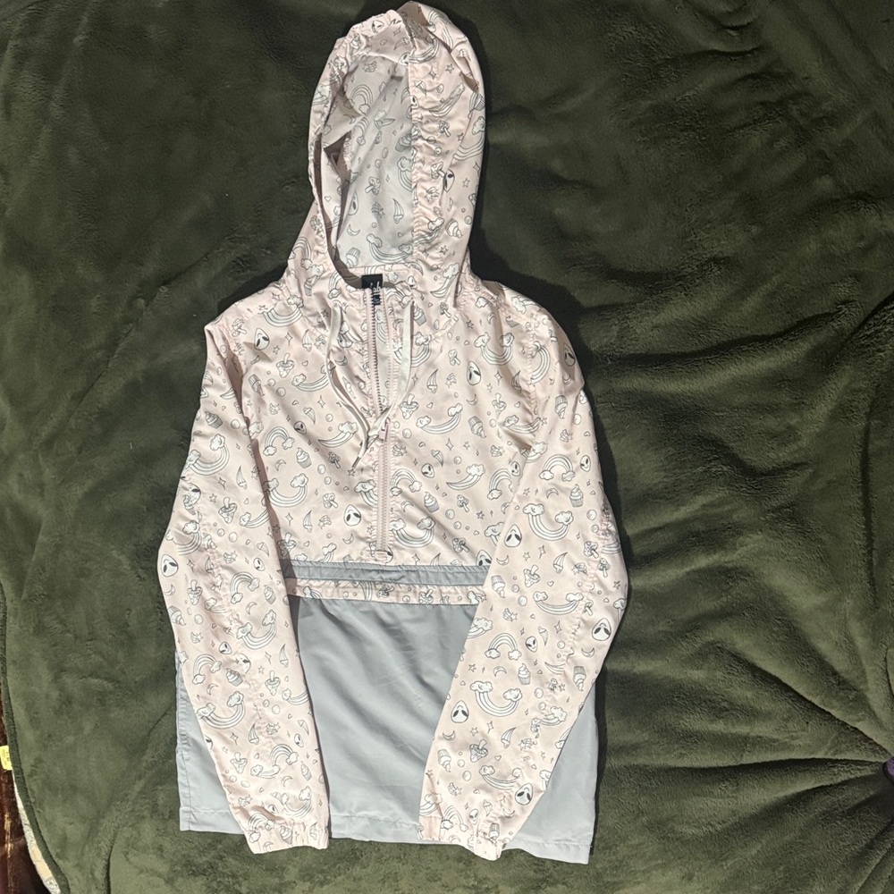 Women's Pink and Gray Utility Jacket